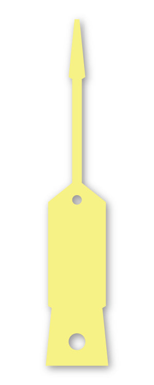 Self-Lock Key Tag - Yellow - Standard